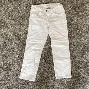 Banana Republic white cropped jeans size 2